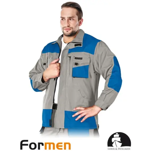 Ubranie robocze ochronne letnie komplet bluza oraz spodnie do pasa firmy LEBER&HOLLLMAN  LH-FMN-J